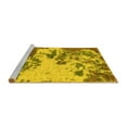 thumbnail image 2 of Ahgly Company Machine Washable Indoor Rectangle Abstract Yellow Modern Area Rugs, 5' x 8', 2 of 4