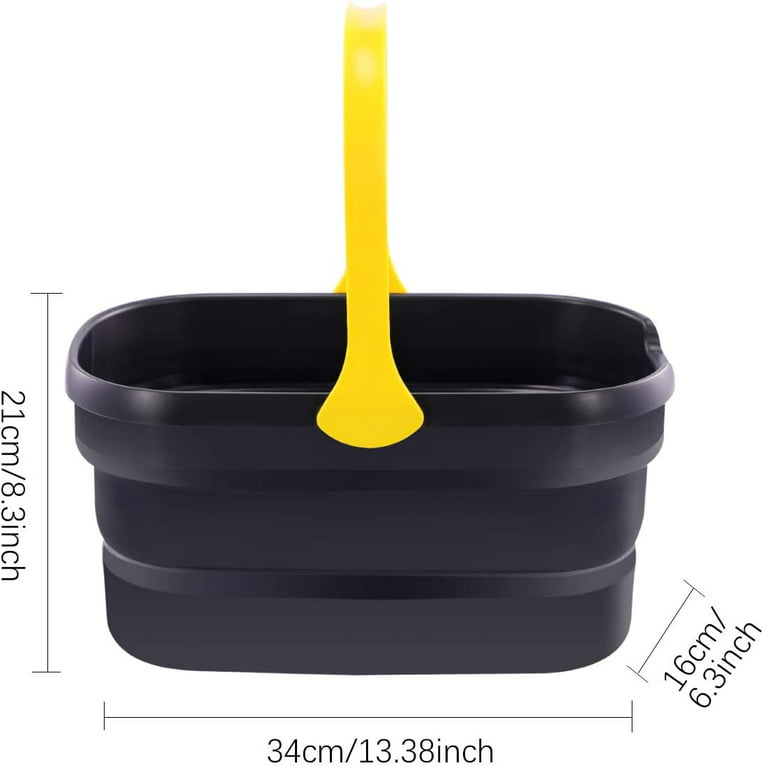 Eyliden Collapsible Plastic Bucket Mop Bucket Cleaning Washing Bucket for  Mop Cleaning Washing Fit Sponge Mop Flat Mop Cotton Mop Good Grips Angled 