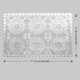 thumbnail image 3 of Plastic White Waterproof Placemats Set of 6 for Dining Table Wipe Clean Washable Tablemats PVC Tabl, 3 of 5