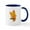 White/Navy Inside, variant on CafePress - Nerf Game On Sports Mugs - 11 oz Ceramic Mug - Novelty Coffee Tea Cup