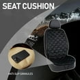 thumbnail image 5 of Car Seat Heater, Black Universal 12V Car Heated Seat Cushion, Cigarette Lighter Heated Seat Cushion, Temperature Adjustable, Fast Heating, Soft Warm Heating Pad for Most Auto (Driver+Passenger Side), 5 of 6