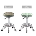 thumbnail image 5 of Rateoe Cute Crocodile Pattern Round Bar Stool Seat Covers,Washable Stool Cushion Slipcover Elastic Bar Chair Covers for 12-14 Inch Chair -13 inch, 5 of 7
