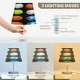 thumbnail image 3 of Ryvnso LED Bedside Table Lamp Baseball Football Basketball Bedroom Desk Lamps Nightstand Lampshade M, 3 of 7