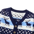 thumbnail image 4 of BULLPIANO Toddler Boys Girls Sweatshirt Ugly Christmas Sweater Xmas Pullover Funny Reindeer Santa Tops Warm Crewneck Winter Clothes, Size 5-6 Years, 4 of 8