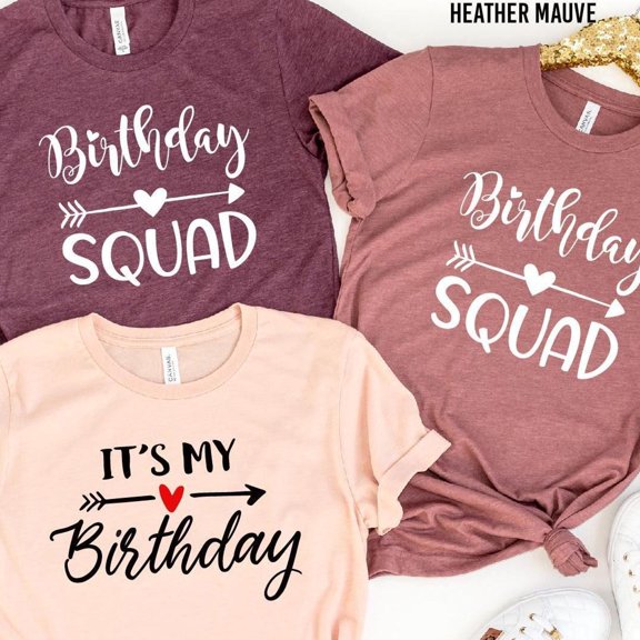 Birthday Group Shirts Birthday Crew Shirts Birthday Squad Shirts Birthday Party Shirt Its