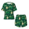 thumbnail image 4 of Lsque St Patrick's Day9 Women's Short-Sleeved Pajama Set - 2 Piece Soft and Lightweight Sleepwear Set-Medium, 4 of 9