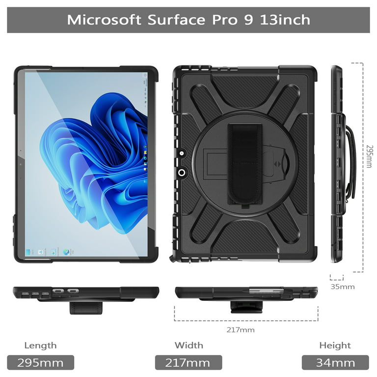 Armor Case Designed for Microsoft Surface Pro 9 Case, with Hand