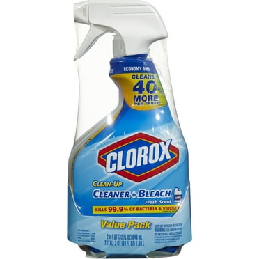 Clorox Clean-Up All Purpose Cleaner with Bleach, Spray Bottle, Fresh Scent, 64 oz