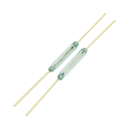 Moeller Electrical Reed Switch - 2Pcs MKA14103 DC 100V 0.5A Normally Open Glass Tube Reed Switch 14mmx2mm