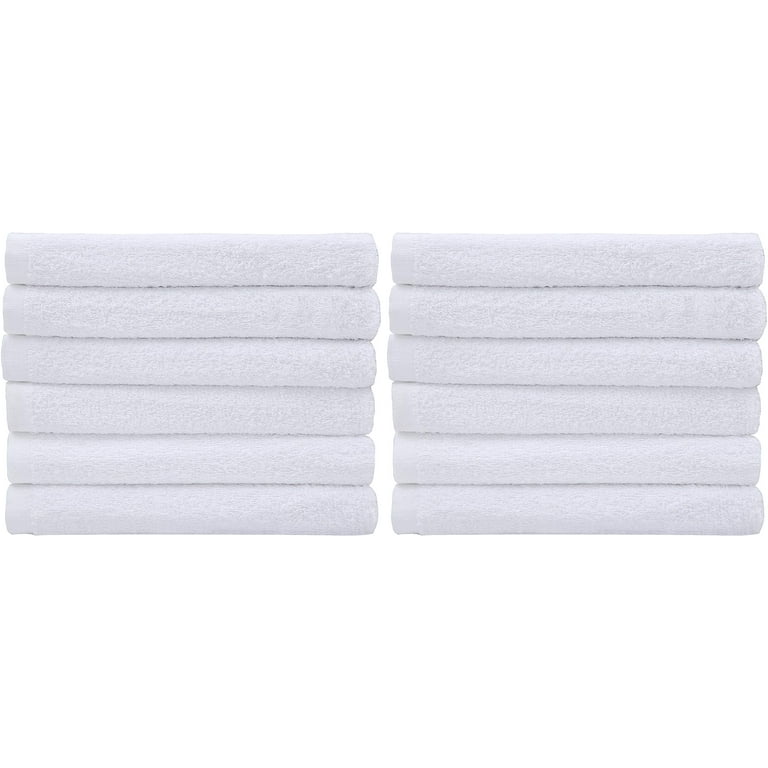 12 Pack Bar Mop, Restaurant Cleaning Towels White - 16x19 - 30 oz – Towels  N More