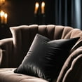 thumbnail image 5 of Plutus Black Midnight Luxe Velvet Luxury Throw Pillow, 5 of 6