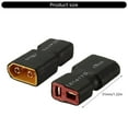 thumbnail image 5 of High Current T Plug XT60 Adapter Quick Connection Durability Rubber Metal Construction For Remote Li Batteries, 5 of 12