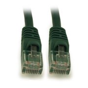 2ft Cat5E Ethernet RJ45 Patch Cable, Stranded, Snagless Booted, GREEN