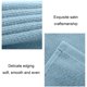 thumbnail image 4 of Toalla de baño de algodón | Grande de gran tamaño 28.7x13.4 pulgadas | Secado Rápido Absorbente Suave Espesado | Toalla de spa para hotel de lujo unisex | Duradero Lavable | Azul Rosa Blanco, 4 of 5