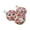 Multicolored, variant on Midlee Plush Birthday Balls Dog Toy- Set of 3 (Small)