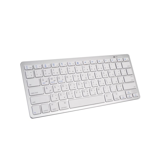 Keyboard Low Power Consumption Power Switch Fashionable Bluetooth-compatible Soft Touch Fingerboard for Smart Phone - White E
