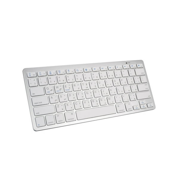 Keyboard Low Power Consumption Power Switch Fashionable Bluetooth-compatible Soft Touch Fingerboard for Smart Phone - White E