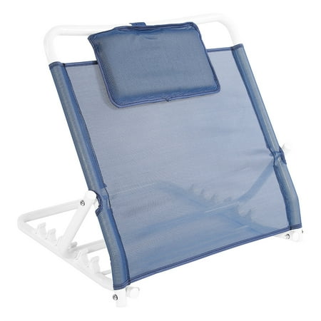 WALFRONT Adjustable Bed Backrest, Elderly Neck Head Lumbar Support Back Rest Portable Disability Aid Folding Sit-up Back