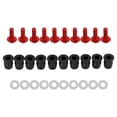 thumbnail image 2 of Motorcycle Wind Screen Shield Alu M5x16mm Screw Bolt Washers kit Red 10 Pack, 2 of 7