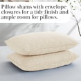 thumbnail image 6 of Southshore Fine Linens Oversized Quilt Bedding Set lightweight, prewash fabric soft coverlet bedspread 2-Piece with One matching sham (68 in wide x 98 in long), Pebble Cream, Twin / Twin XL, 6 of 9