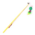 thumbnail image 3 of iOPQO Cat Teasers Fishing rod Kitten Cat Teaser Interactive Toy Rod with Bell and Feather Multicolour, 3 of 6