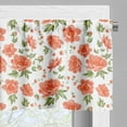 thumbnail image 3 of Ambesonne Flower Window Valance, Romantic Bridal Blossoms, 54" X 18", Reseda Green Salmon, 3 of 5