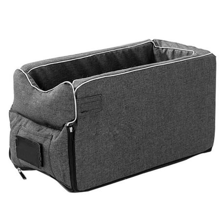 Htovila Car Armrest Nest Car Pet Mat Four-season Universal Cat Nest Pet Car Seat Pet Car Carrier