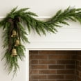 thumbnail image 3 of Christmas Garlands for Xmas Tree Decorations Christmas Pines Needle Wreath with Berry Artificial Christmas Wreath Winter Mantel Tabletop Porch Decor Holiday Wreath, 3 of 8