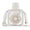 White, variant on Win s Way 2 In 1 Water Bottle with Foldable Fan, USB Rechargeable Cooling Cup for Outdoor Camping Travel
