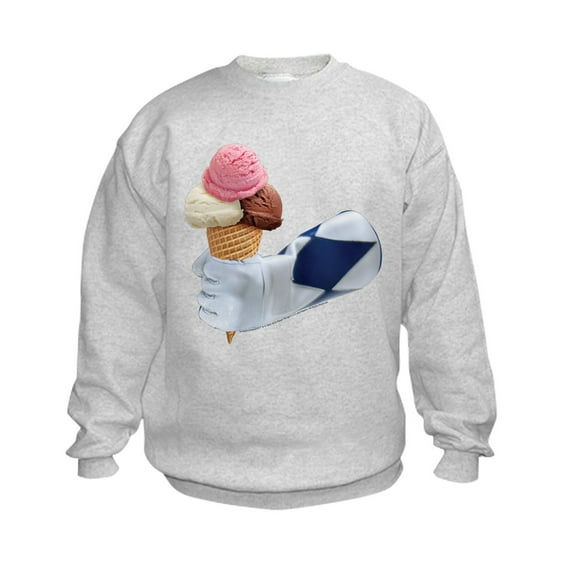 CafePress - Power Rangers Holding Ice - Kids Sweatshirt, Youth Crew Neck Sweatshirt