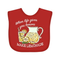 Inktastic When Life Gives You Lemons, Make Lemonade Boys or Girls Baby Bib