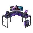 thumbnail image 1 of ESCRITORIO GAMER EN L CON SOPORTE COLOR NEGRO, 1 of 6