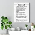 thumbnail image 6 of Salmo 8 Impresion De Arte Crist en Blanco Psalm 8 Spanish Ready to Hang Bible Canvas Unframed, 6 of 16