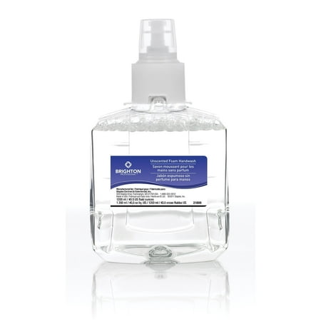 2 pack caseBrighton Professional LTX-12 Professional Foaming Soap Refill Unscented 40.5 oz. 375455