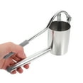 thumbnail image 4 of HERFIER 1pc Household Noodle Maker Kitchen Stainless Steel Noodle Press Machine (Silver) 8.65x6.29x2.95in, 4 of 8