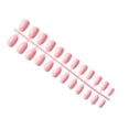 thumbnail image 3 of Vogacara 24 piezas de uñas postizas de ataúd resistentes a los arañazos de bailarina corta coloridas uñas acrílicas artificiales de color sólido DIY Juegos de manicura 11 rosa Vogacara CE011412-11, 3 of 4