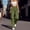 Green, variant on Daolelai Women's Daily Casual Sports Multi-Pocket Elastic Waist Casual Pants Overalls Zipper Button Solid Color Trousers