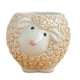 thumbnail image 1 of Macetas de cerámica con forma de animal, lindas macetas de cerámica con forma de animal, adornos de jardín muy versátiles, 1 of 7