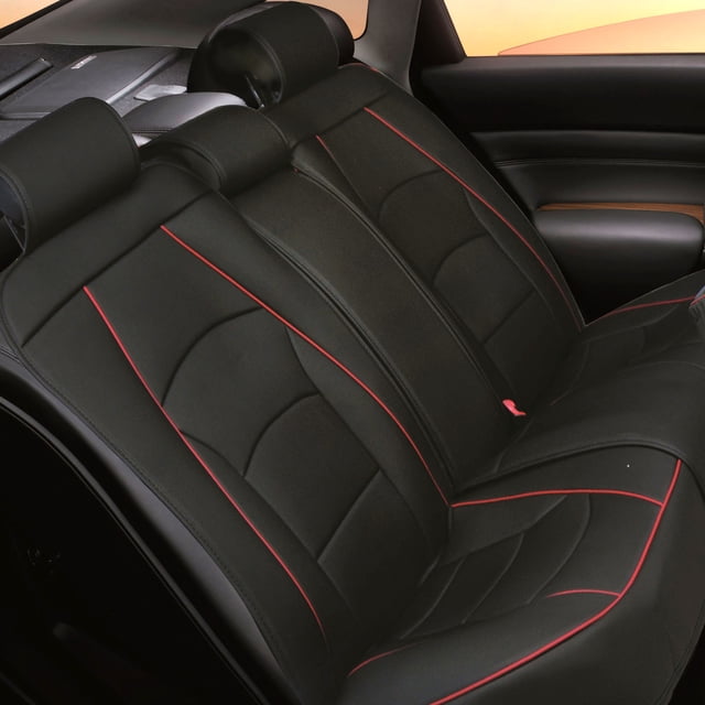 Ultra Comfort High Grade Leather Seat Covers For Car Truck SUV Van - Rear Set
