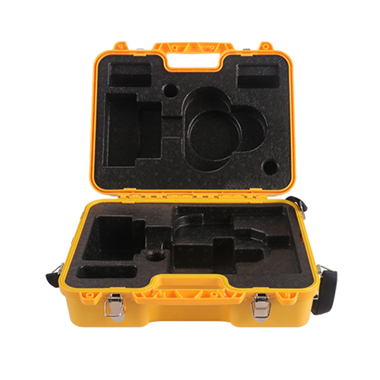 SunniMix Surveying and Mapping Instrument Box Level Carrying Case Multipurpose Waterproof yellow