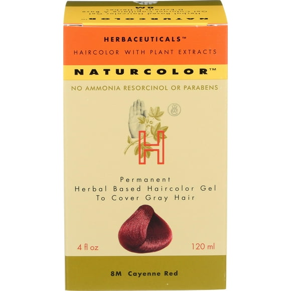 Naturcolor Haircolor Tinte para el cabello 8M - Rojo Cayena 4 Fl Oz (8M)