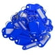 thumbnail image 2 of 100 Etiquetas de plástico con nombre surtido Etiquetas para Llaves de identificación Llavero para equipaje Azul real perfecl, 2 of 8