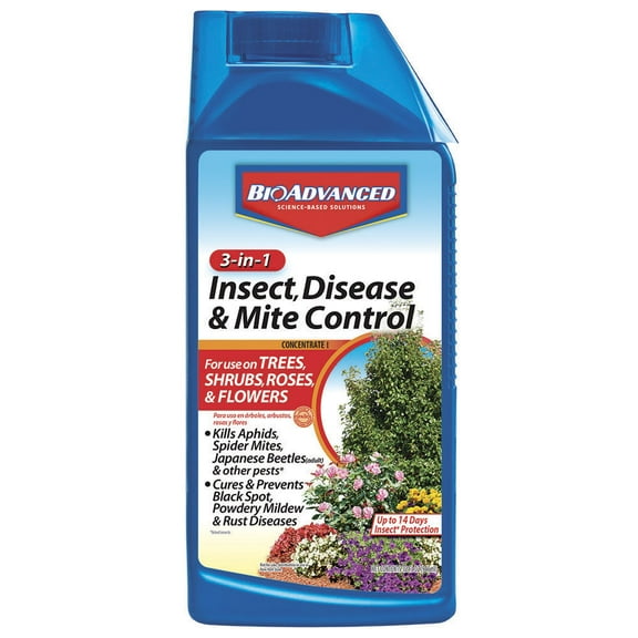 BioAdvanced 3-in-1 Insect Disease and Mite Control I, Concentrate, 32oz
