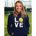 thumbnail image 6 of Tstars Love Softball Women's Hoodie - Ideal Birthday Gift for Softball Fans and Players - Comfortable Sportswear - Show Your Softball Passion - Perfect Apparel for Softball Moms, 6 of 7