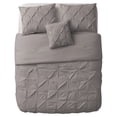 thumbnail image 4 of VCNY Home Carmen 4-Piece Grey Solid Comforter Set, King, Adult, Unisex, 4 of 8