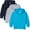 Navy/Turquoise/Heather, variant on Marky G Apparel Boys' Fleece Long Sleeve Pullover Hoodie (Pack of 3)