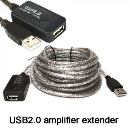 

USB 2.0 Active Extension Cable USB Active Repeater Extension Cord with Signal Amplifier Built-in Double Signal Booster Chipsets