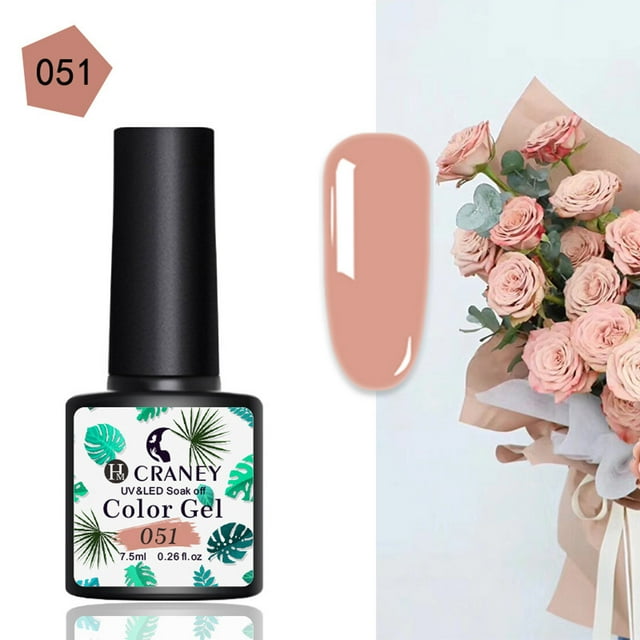 Esmalte de uñas en gel transparente para esculpir uñas, 96 colores, 7,5 ml por frasco, fototerapia removible, productos para uñas.