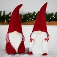 thumbnail image 3 of Northlight Standing Girl Gnome with Hands in Pocket Christmas Figure - 20.5" - Red and White, 3 of 6