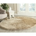 thumbnail image 2 of Safavieh Thom Filicia Shag 6' X 6' Round Hand Tufted Rug in Champagne, 2 of 2